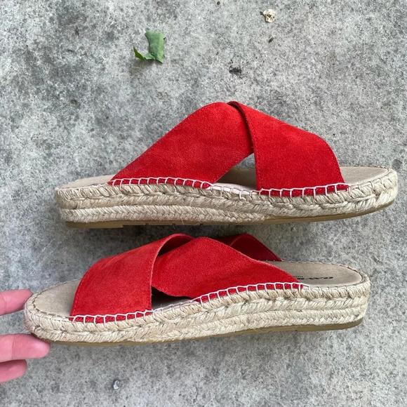 David Tyler Betty Espadrille cross front  sandal, size 40 - Picture 7 of 8